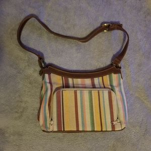 Multicolored Striped Bag